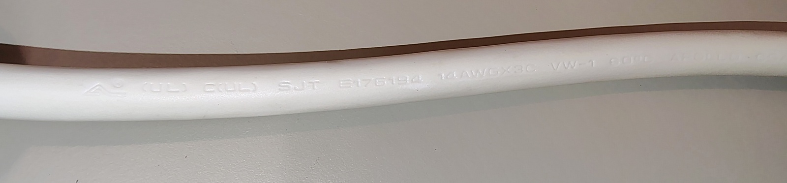 Power cord specifications and approval markings.