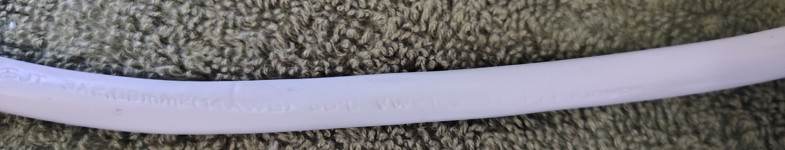 Additional power cord specifications and approval markings.