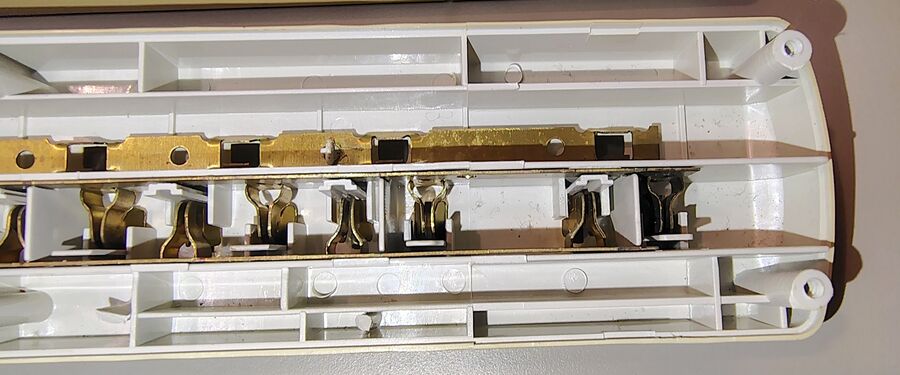 Transformer-outlet end showing bus-bar distribution.