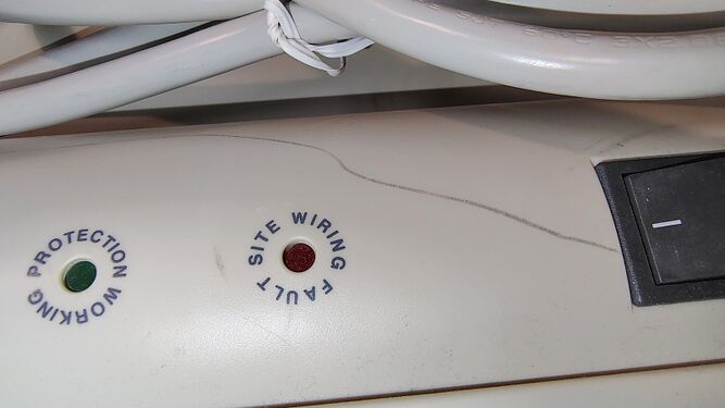 Surface contamination and cosmetic wear present prior to cleaning.