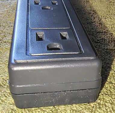 End view opposite the power cord entry.