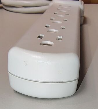 Rounded outlet-end profile.