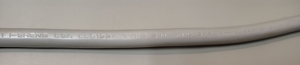 CSA file number LL81924 and I-SHENG manufacturer markings.