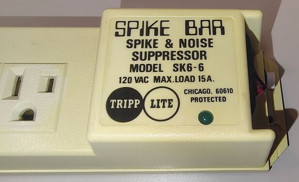 Control section showing model designation and protection indicator.