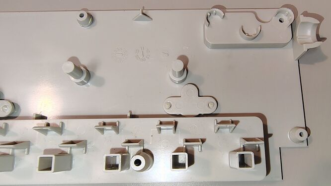 Control-section housing details.