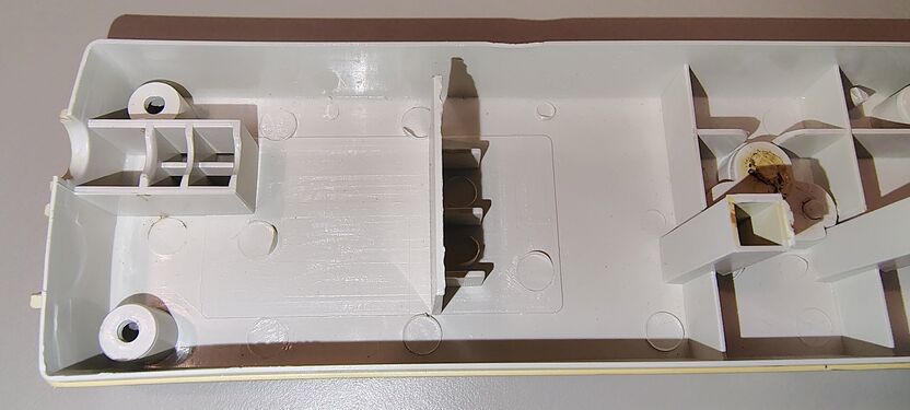 Control-section housing details.