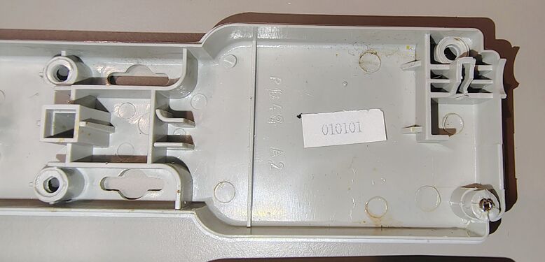 Control-section housing details.