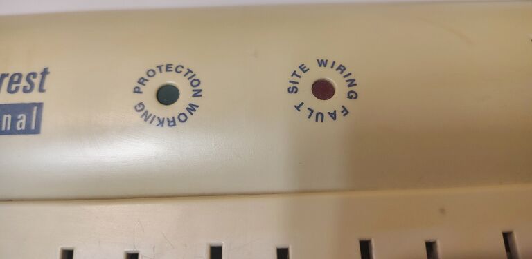 PRO7 connected to power with the rocker switch in the OFF position.
