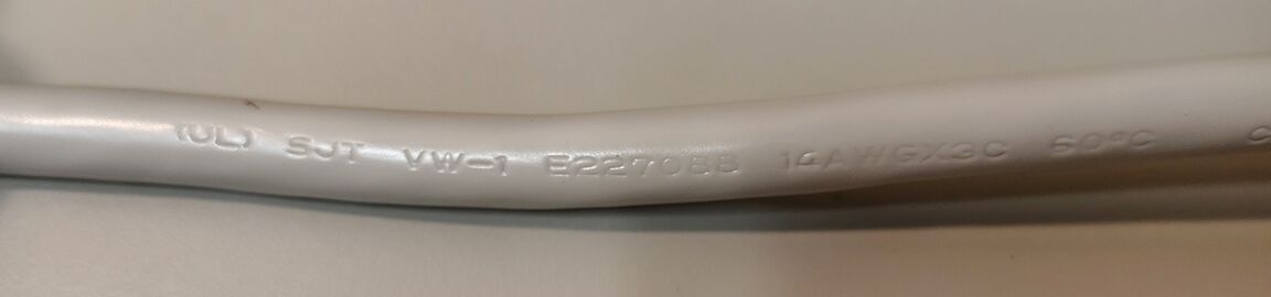 Hi-Pro manufacturer marking and FT2 rating from APC PRO7 (2002).