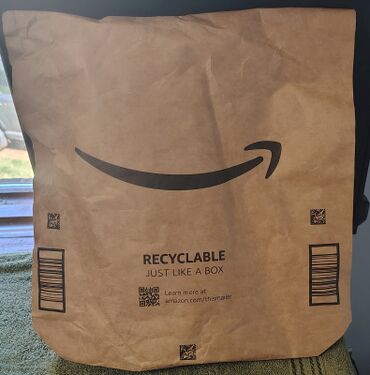 Amazon paper shipping bag as received.