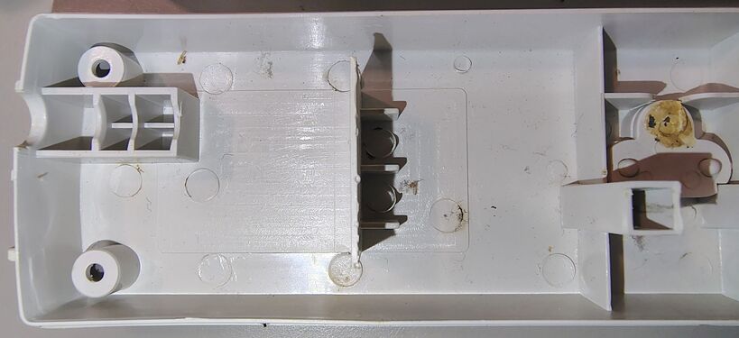 Control-section housing details.