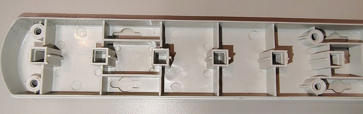 Upper housing outlet supports and mounting structures.