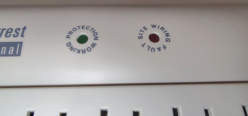PRO7 connected to power with the rocker switch in the OFF position.