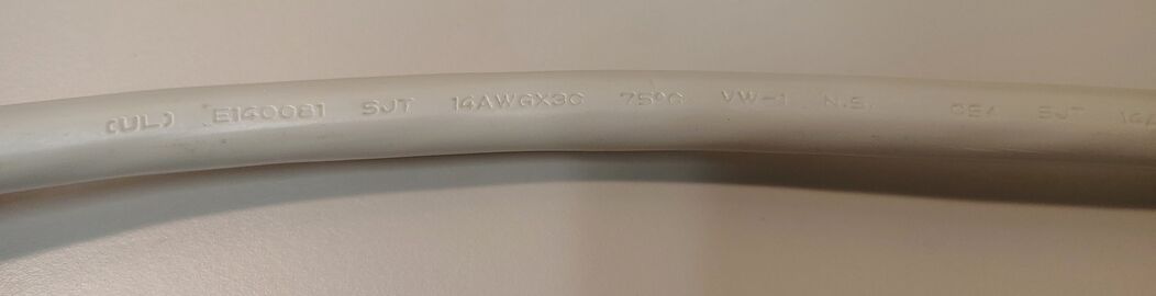 UL file number E160081, VW-1 rating, and "N.S." marking from APC PRO7 (1999).