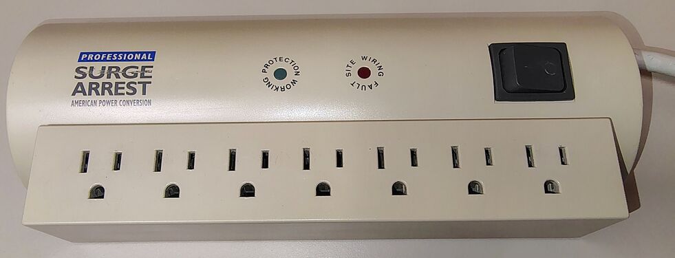 Unit connected to power with the rocker switch in the OFF position.