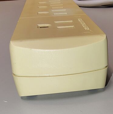 Rounded outlet-end profile.