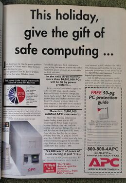 Full-page APC advertisement from PC Magazine, December 6, 1994.